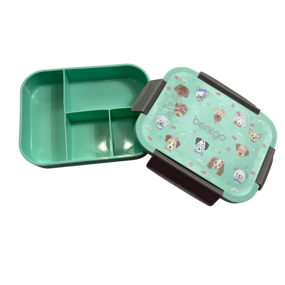 Bentgo Kids Snap & Go Leak-Proof Lunch Box – Puppy Love Print